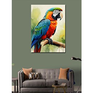 Kanvas Tablo Renkli Papağan 50x70 cm