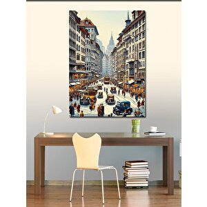 Kanvas Tablo Eski New York 50x70 cm
