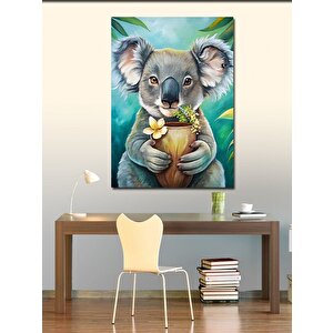 Kanvas Tablo Sevimli Koala 100x140 cm