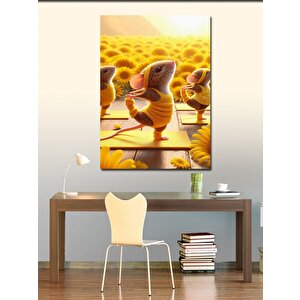 Kanvas Tablo Dans Eden Fareler 70x100 cm