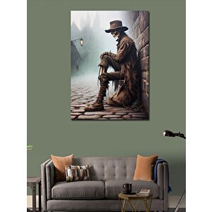 Kanvas Tablo Issız Sokak 100x140 cm