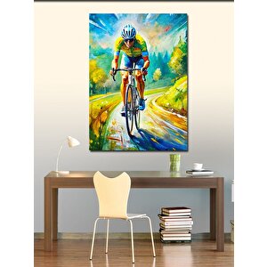 Kanvas Tablo Bisiklet Yarışçısı 70x100 cm
