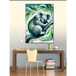 Kanvas Tablo Dalgalı Koala 100x140 cm