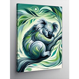 Kanvas Tablo Dalgalı Koala 70x100 cm