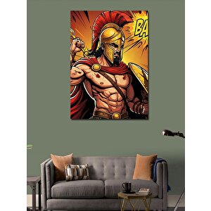 Kanvas Tablo Çizgi Roman Tarzı Spartalı 70x100 cm