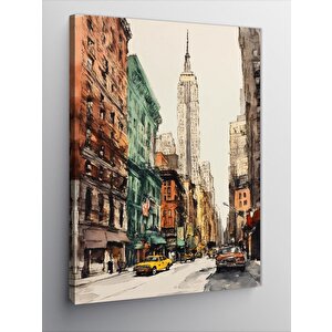 Kanvas Tablo New York Sokakları 70x100 cm