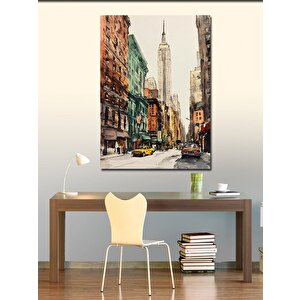 Kanvas Tablo New York Sokakları 70x100 cm
