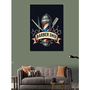 Kanvas Tablo Berber Logosu 70x100 cm