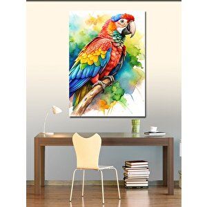 Kanvas Tablo Renkli Papağan 70x100 cm