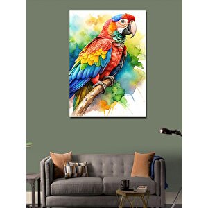 Kanvas Tablo Renkli Papağan 70x100 cm