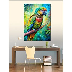 Kanvas Tablo Renkli Papağan 50x70 cm