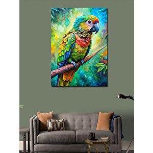 Kanvas Tablo Renkli Papağan 50x70 cm