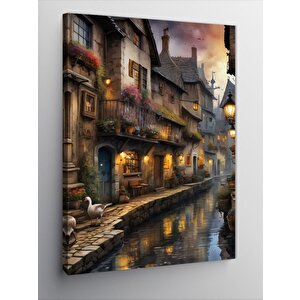 Kanvas Tablo Eski Şehir Sokakları 70x100 cm