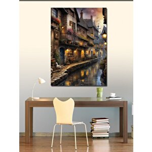 Kanvas Tablo Eski Şehir Sokakları 70x100 cm
