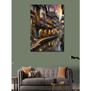 Kanvas Tablo Eski Şehir Sokakları 70x100 cm
