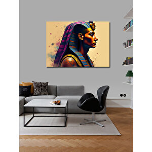 Kanvas Tablo Antik Mısır Kraliçesi İllüstrasyonu 50x70 cm