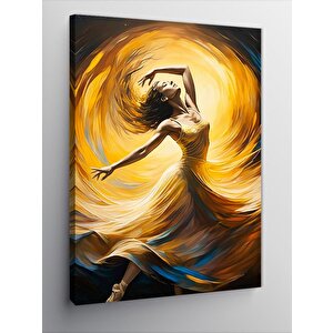 Kanvas Tablo Işıklar İçinde Melek 50x70 cm