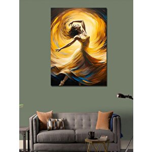 Kanvas Tablo Işıklar İçinde Melek 50x70 cm