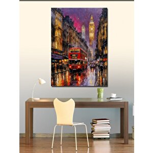 Kanvas Tablo Londra Sokakları 100x140 cm