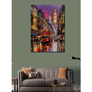 Kanvas Tablo Londra Sokakları 100x140 cm