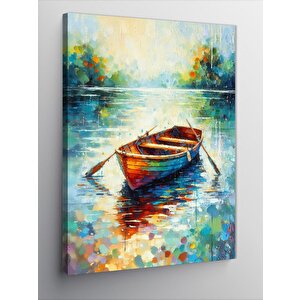 Kanvas Tablo Nehirde Sandal 100x140 cm