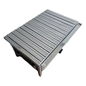 Esk Erçelik Lavtaşlı Tüplü Mangal (çift Brülor 55x35)
