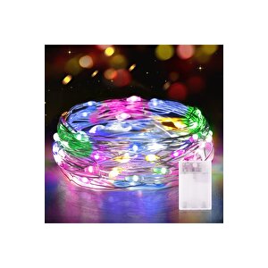 10 Metre Renkli̇ Peri̇ Led Işik Ultra Parlak Led Işik Yilbaşi Ağaci Işiği Noel Işiği Su Geçi̇rmez Model