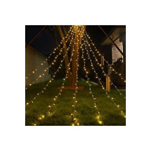 18 Metre Yilbaşi Ağaci Işiği 200 Ledli̇ 18 Metre Gün Işiği Led Işik Modlu 220 Volt Fi̇şli̇ Noel Işiği