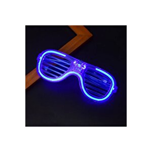 Led Işikli Gözlük Işikli Yilbaşi Parti̇ Gözlüğü 5 Li̇ Set Mavi̇ Kirmizi Pembe Yeşi̇l Beyaz Led Işikli