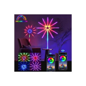 Rgb Işiklarin Dansi Noel Işiği App Smart Control Ic Led Rgb Fireworks Light Full+full Renkli̇ Led