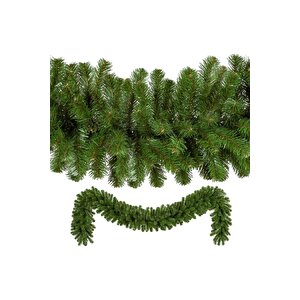 Vip  2.50 Metre 32 Cm Çap Yeşi̇l Garland Yeşi̇l Çam Dali Yilbaşi Süsleri̇ Green Garland Decor Chri̇stmas