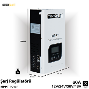 12/24/48v 60a Mppt Şarj Regülatörü