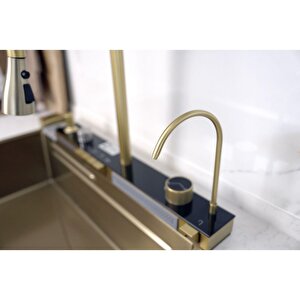 Gl General Glpr 7546 Dijital Premium Gold Akıllı Şelale Eviye 75x45