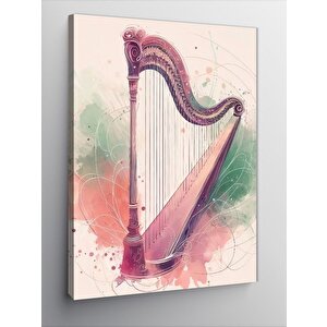Kanvas Tablo Pembe Arp 50x70 cm