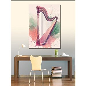 Kanvas Tablo Pembe Arp 50x70 cm