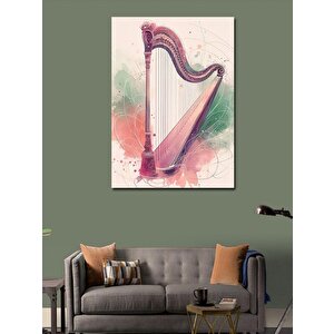 Kanvas Tablo Pembe Arp 50x70 cm