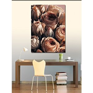 Kanvas Tablo Pembe Güller 70x100 cm