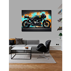 Kanvas Tablo Modern Motosiklet Tasarımı 70x100 cm