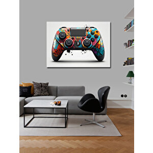 Kanvas Tablo Sanatsal Oyun Konsolu Kumandası 50x70 cm