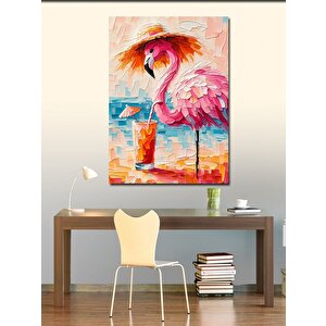 Kanvas Tablo Pembe Flamingolar 50x70 cm
