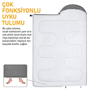 Haegs Uyku Tulumu, Battaniye, Kamp Uyku Tulumu, Outdoor Dış Mekan Çadır Karavan, 3 - 4 Mevsim, Yazlık Uyku Tulumu - Kış Uyku Tulumu, Ultra Hafif, Sıcak Ve Kompakt - Mavi