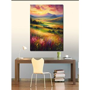 Kanvas Tablo Renkli Manzara 50x70 cm