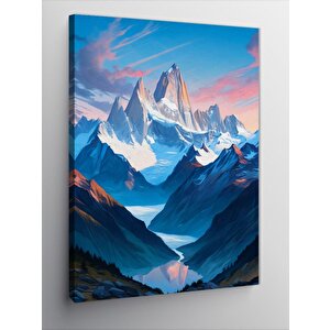 Kanvas Tablo Dağ Manzarası 100x140 cm