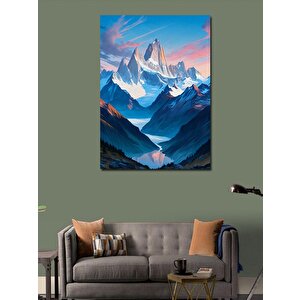 Kanvas Tablo Dağ Manzarası 100x140 cm