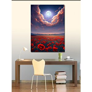 Kanvas Tablo Gelincik Tarlası 50x70 cm