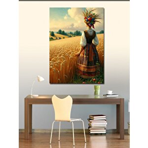Kanvas Tablo Buğday Tarlası 100x140 cm
