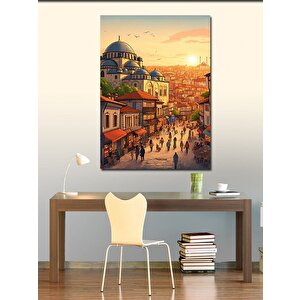 Kanvas Tablo İstanbul Manzarası 70x100 cm