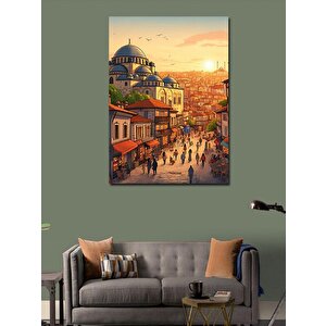 Kanvas Tablo İstanbul Manzarası 70x100 cm