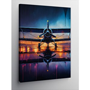 Kanvas Tablo Havaalanı Manzarası 100x140 cm