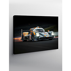 Kanvas Tablo Gece Yarış Arabası Tasarımı 70x100 cm